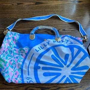 New! Lilly Pulitzer Whitleigh Weekender Bag with Cross Straps